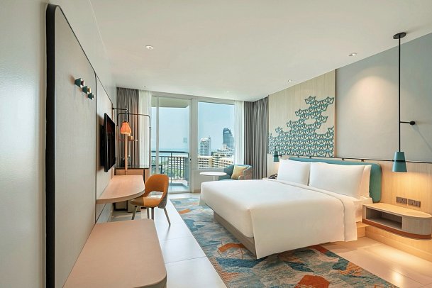 Holiday Inn Pattaya - Wohnbeispiel Standard Sea View Bay Tower (Zimmercodierung UBM)