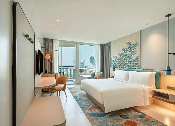 Holiday Inn Pattaya - Wohnbeispiel Standard Sea View Bay Tower (Zimmercodierung UBM)