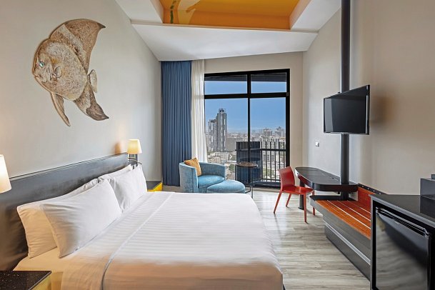 Siam@Siam Design Hotel Pattaya - Wohnbeispiel Deluxe Ocean View (Zimmercodierung UDM)