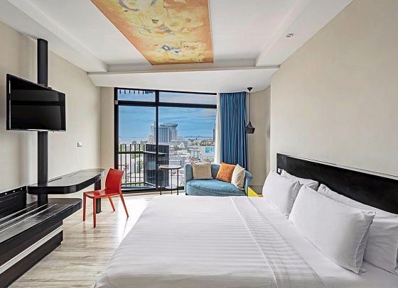 Siam@Siam Design Hotel Pattaya - Wohnbeispiel Deluxe (Zimmercodierung UD1)