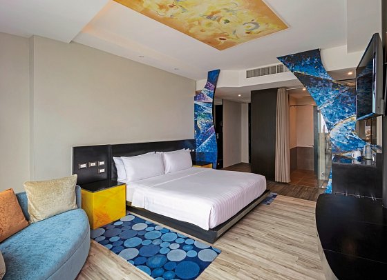 Siam@Siam Design Hotel Pattaya - Wohnbeispiel Deluxe (Zimmercodierung UD1)