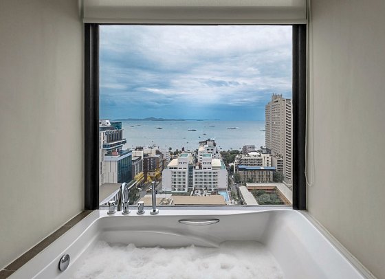 Siam@Siam Design Hotel Pattaya - Wohnbeispiel Studio Ocean View (Zimmercodierung SBM)