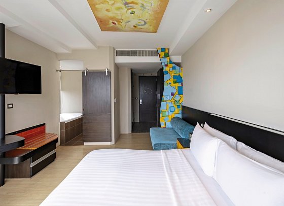 Siam@Siam Design Hotel Pattaya - Wohnbeispiel Studio Ocean View (Zimmercodierung SBM)
