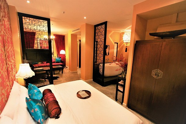 Shanghai Mansion Bangkok - Wohnbeispiel Suite (Zimmercodierung WB1)