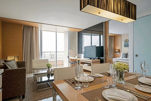 JC Kevin Sathorn Bangkok Hotel - Wohnbeispiel One Bedroom Suiten (Zimmercodierung WB1)