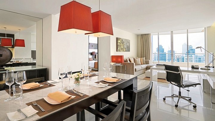 JC Kevin Sathorn Bangkok Hotel - Wohnbeispiel Two Bedroom Suiten (Zimmercodierung WB2)