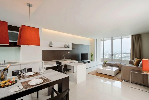 JC Kevin Sathorn Bangkok Hotel - Wohnbeispiel Two Bedroom Suiten (Zimmercodierung WB2)