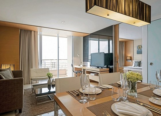 JC Kevin Sathorn Bangkok Hotel - Wohnbeispiel One Bedroom Suiten (Zimmercodierung WB1)