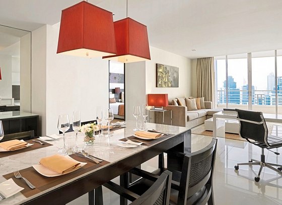 JC Kevin Sathorn Bangkok Hotel - Wohnbeispiel Two Bedroom Suiten (Zimmercodierung WB2)