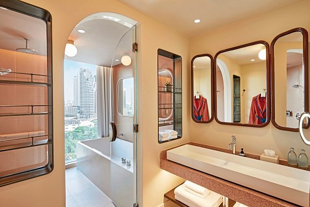 The Standard, Bangkok Mahanakhon - Wohnbeispiel Deluxe King (Zimmercodierung UD1)