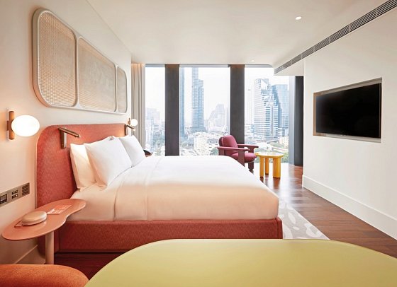 The Standard, Bangkok Mahanakhon - Wohnbeispiel Deluxe King (Zimmercodierung UD1)