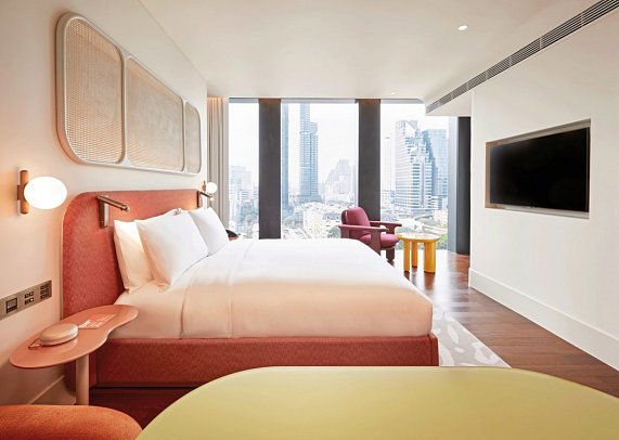 The Standard, Bangkok Mahanakhon - Wohnbeispiel Deluxe King (Zimmercodierung UD1)