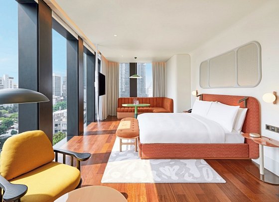The Standard, Bangkok Mahanakhon - Wohnbeispiel Cornor King (Zimmercodierung UB2)