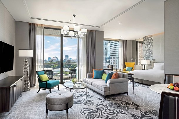 Sindhorn Kempinski Hotel Bangkok - Wohnbeispiel Grand Deluxe (Zimmercodierung UD4)