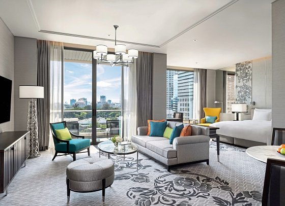 Sindhorn Kempinski Hotel Bangkok - Wohnbeispiel Grand Deluxe (Zimmercodierung UD4)