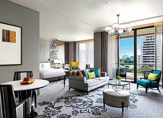 Sindhorn Kempinski Hotel Bangkok - Wohnbeispiel Executive Club (Zimmercodierung UT1)