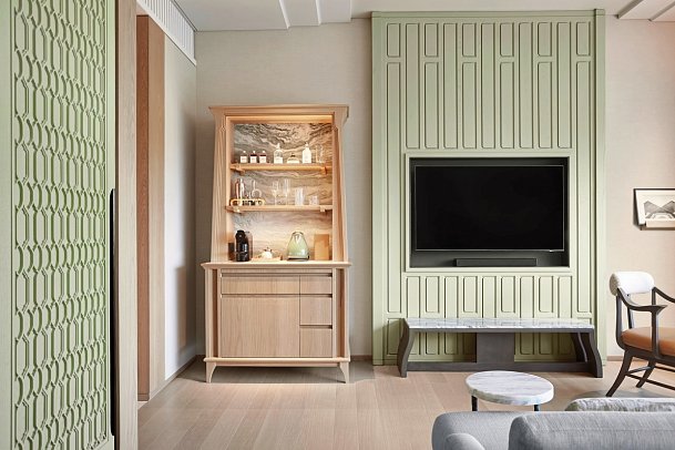 Dusit Thani Bangkok - Wohnbeispiel Deluxe King (Zimmercodierungen UD1, UM1 & UL1)