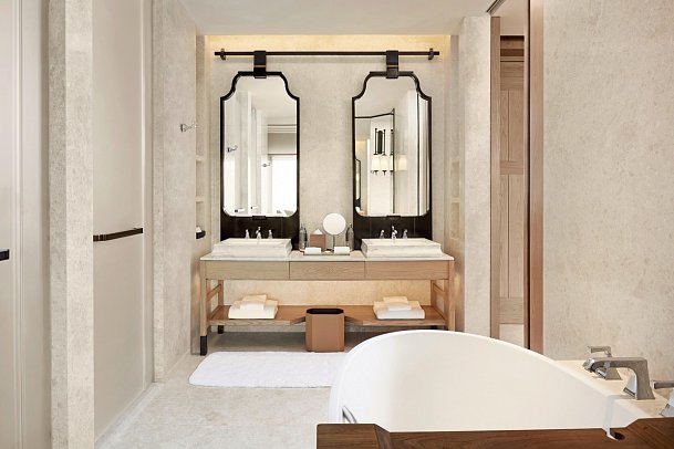 Dusit Thani Bangkok - Badbeispiel Deluxe King (Zimmercodierungen UD1, UM1 & UL1)