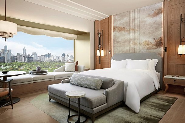 Dusit Thani Bangkok - Wohnbeispiel Deluxe King (Zimmercodierung UD1)