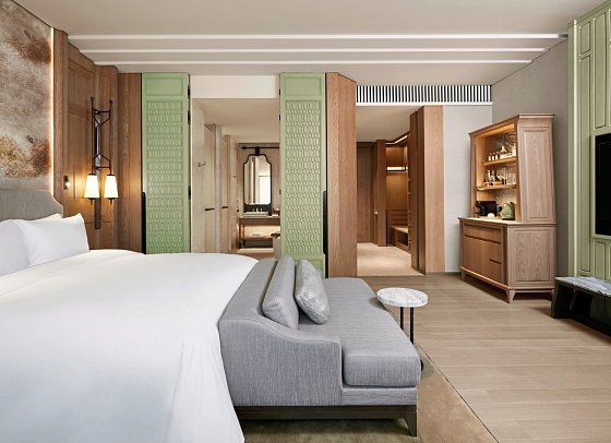 Dusit Thani Bangkok - Wohnbeispiel Deluxe King (Zimmercodierungen UD1, UM1 & UL1)