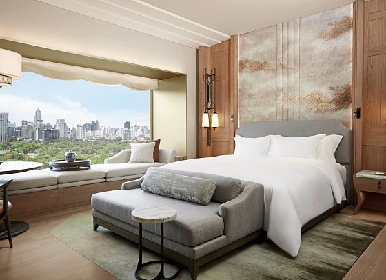 Dusit Thani Bangkok - Wohnbeispiel Deluxe King (Zimmercodierung UD1)