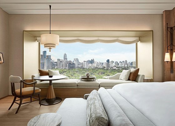 Dusit Thani Bangkok - Wohnbeispiel Deluxe King (Zimmercodierungen UD1, UM1 & UL1)