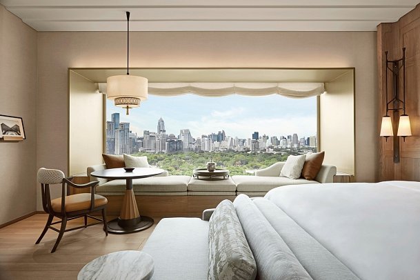 Dusit Thani Bangkok - Wohnbeispiel Deluxe King (Zimmercodierungen UD1, UM1 & UL1)
