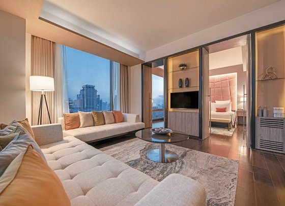 VIE Hotel Bangkok - MGallery - Wohnbeispiel Deluxe Suite (Zimmercodierung WD1)