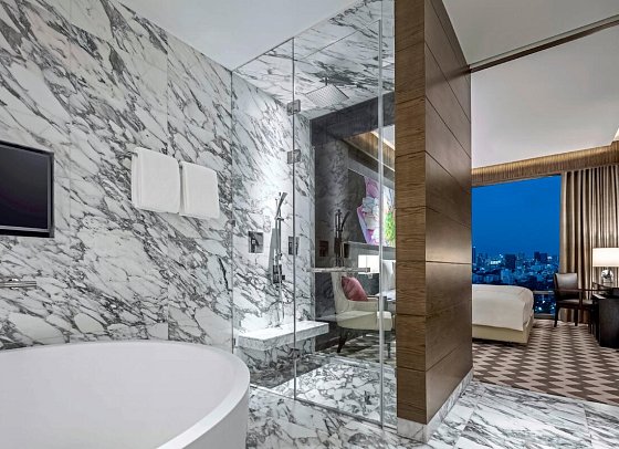 137 Pillars Suites & Residences Bangkok - Badbeispiel Ayutthaya Suite (Zimmercodierung WB2)