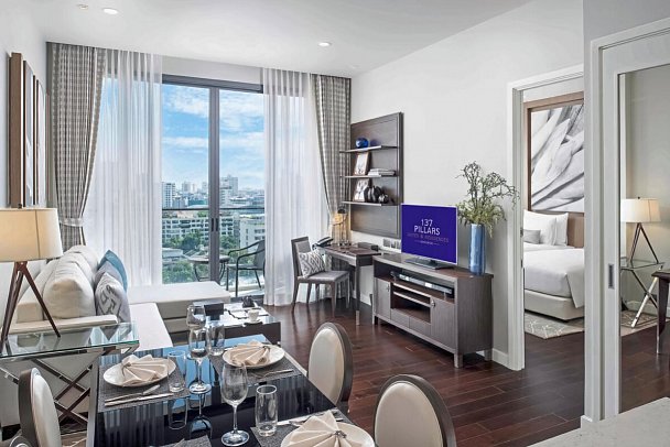 137 Pillars Suites & Residences Bangkok - Wohnbeispiel The Pillars One Bedroom Residences (Zimmercodierung SB2)
