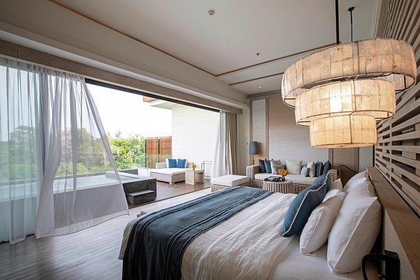 Cape Nidhra Hotel - Wohnbeispiel Sky Pool Suite (Zimmercodierung WB1)