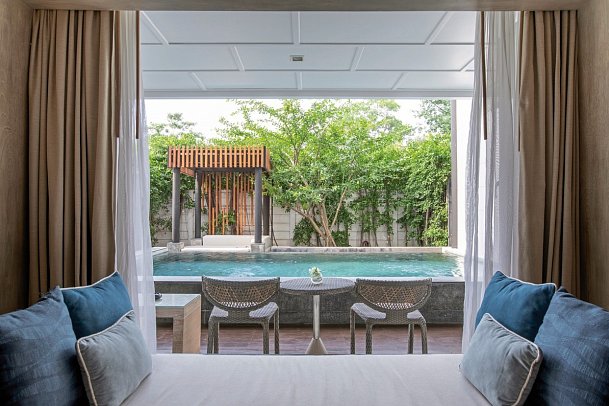 Cape Nidhra Hotel - Wohnbeispiel Garden Pool Suite (Zimmercodierung WBG)