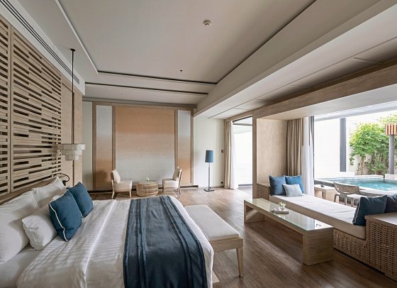 Cape Nidhra Hotel - Wohnbeispiel Garden Pool Suite (Zimmercodierung WBG)