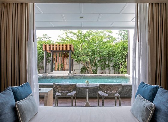 Cape Nidhra Hotel - Wohnbeispiel Garden Pool Suite (Zimmercodierung WBG)
