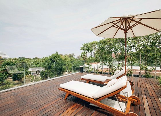 Cape Nidhra Hotel - Wohnbeispiel Moon Light Pool Suite (Zimmercodierung WB3)