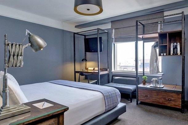 Eurostars The Boxer - Wohnbeispiel Standard One King Bed (Zimmercodierung UG2)