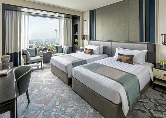 Shangri-La Colombo - Wohnbeispiel Deluxe Lake View (Zimmercodierung UD1)