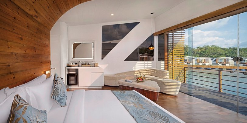 Bolagala Agro Floating Resort - Wohnbeispiel Water Cabana (Zimmercodierungen WG1 & WM1)