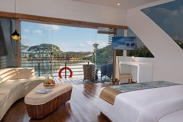 Bolagala Agro Floating Resort - Wohnbeispiel Water Cabana (Zimmercodierungen WG1 & WM1)