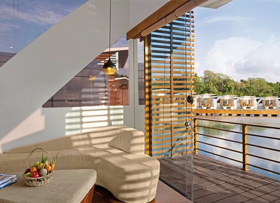 Bolagala Agro Floating Resort - Wohnbeispiel Water Cabana (Zimmercodierungen WG1 & WM1)