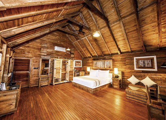 Aliya Resort & Spa - Wohnbeispiel Wooden Chalet (Zimmercodierung BB4)