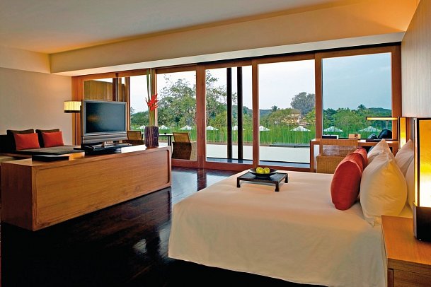 Anantara Chiang Mai Resort - Wohnbeispiel Lanna River View Suite (Zimmercodierung WB2)