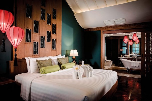 Na Nirand Romantic Boutique Resort - Wohnbeispiel Riverfront Colonial Suite (Zimmercodierung WB2)