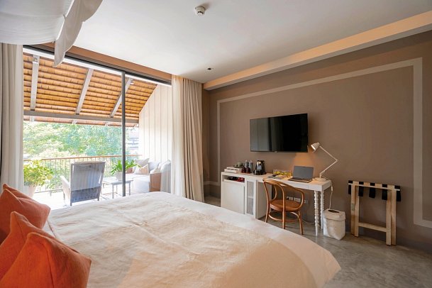 sala lanna Chiang Mai - Wohnbeispiel River View Deluxe Balcony (Zimmercodierung UD1)