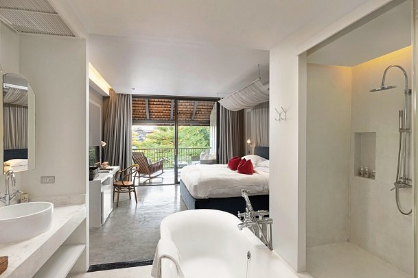 sala lanna Chiang Mai - Wohnbeispiel River View Deluxe Balcony (Zimmercodierung UD1)