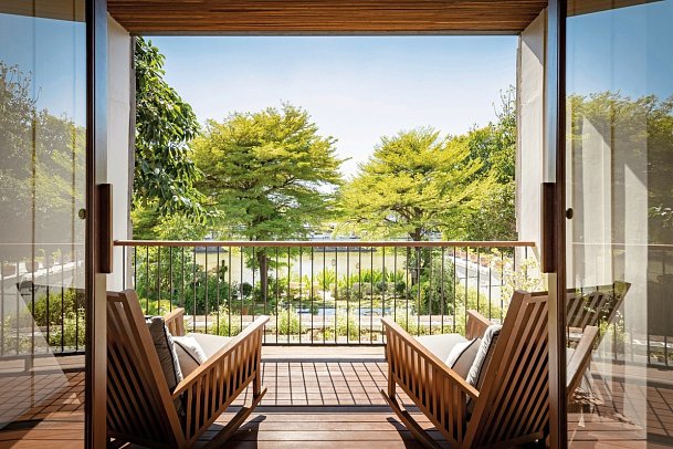 sala lanna Chiang Mai - Wohnbeispiel River View Superior Balcony (Zimmercodierung US1)