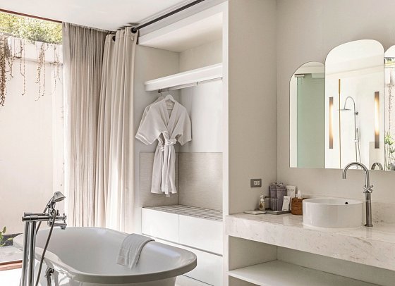 sala lanna Chiang Mai - Badbeispiel Deluxe Suite (Zimmercodierung WD1)