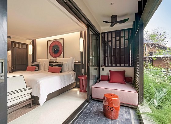 Aleenta Retreat Chiang Mai - Wohnbeispiel Deluxe Balcony (Zimmercodierung UD1)