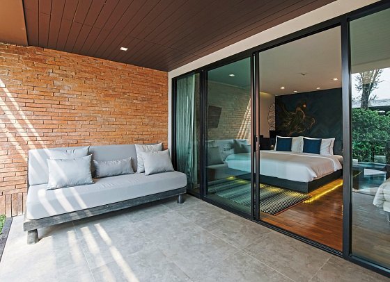 CROSS Chiang Mai Riverside - Wohnbeispiel Garden View Suite (Zimmercodierung WBG)