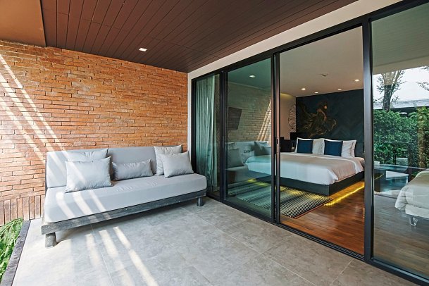 CROSS Chiang Mai Riverside - Wohnbeispiel Garden View Suite (Zimmercodierung WBG)